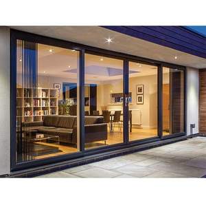 आधुनिक होटल स्वचालित ग्लास स्लाइडिंग डोर ऑपरेटर एल्यूमीनियम मोटर समायोज्य उद्घाटन या समापन सेंसर दरवाजा - Product Image 4