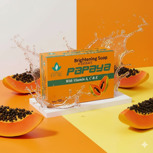 Bar <b>Soap</b> Papaya Extract <b>Soap</b> 135g: Lighten, Nourish, and Revitalize Your Skin Naturally - Product Image 1