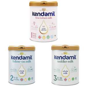 Leche de fórmula infantil Kendamil 800g Etapa 1 0 6M y Etapa 2 6 12M Leche para niños pequeños Nutrición Premium para bebés con leche de crema completa natural - Product Image 1