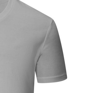 Heavyweight <b>round</b> <b>neck</b> pure cotton short sleeved <b>t</b>-<b>shirt</b> loose solid color <b>white</b> <b>t</b> men's and women's bottom <b>shirt</b> solid color - Product Image 5