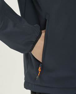 High Street Style Camping Outdoor Softshell Jacket Coat Impermeable a prueba de viento Transpirable Poliéster Diseño para esquí Senderismo Stand - Product Image 2