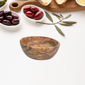 Bol en bois à salade à texture naturelle fait main, rond antique, grande décoration, vente en gros - Product Image 4