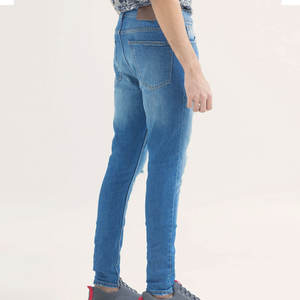 Logo de marque personnalisé imprimé Vêtements décontractés pour hommes Pantalon en jean Prix de gros Vêtements pour hommes Pantalon en jean - Product Image 3