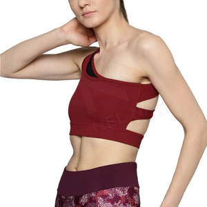 Sujetador deportivo sin costuras de alto soporte para mujer, transpirable, que absorbe el sudor, y Yoga Fitness, ropa de gimnasio, talla grande, servicio OEM disponible - Product Image 3