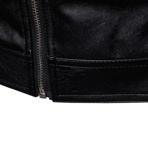 <b>jacket</b> for men 2026 Arrival Unisex Design Color Block Men <b>Genuine</b> <b>Leather</b> <b>Jacket</b> Custom High Quality Men <b>Leather</b> <b>Jacket</b> - Product Image 5