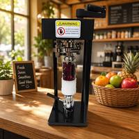 Machine de scellage manuelle directe usine avec opération facile en une seule étape pour les couvercles de boissons fraîches