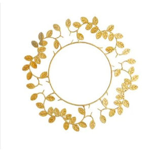 Design élégant Plaque de charge ronde en cuivre Décorative Sous L'assiette Dîner Plat Vaisselle Accessoires À Un Prix Abordable - Product Image 6