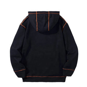 Vente chaude Prix responsable Logo personnalisé Style Unique 100% coton goutte épaule surdimensionné pull lavage à l'acide sweats à capuche tenue décontracté - Product Image 2