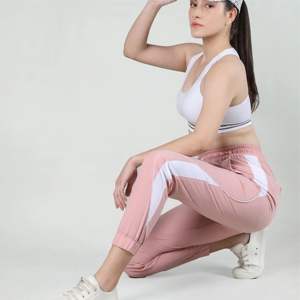 Pantalones de correr para mujer, pantalones de chándal elásticos de cintura alta para correr, yoga y gimnasio, pantalones deportivos ligeros con cintura elástica - Product Image 4