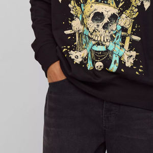 เสื้อสเวตเตอร์ของผู้ชายเสื้อสเวตเชิ้ตคอตตอนผสมโลโก้ใหม่ - Product Image 6