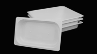 Vaatwasser-Veilige Temperatuurbestendige Flexibele 1/2 80 Mm Gastronorm Gn Pannen Voor Koelkast En Vriezer Opslag