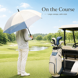 Paraguas de Golf Personalizado de 30 Pulgadas con Logotipo, Tela RPET 190T, 800 mm, Repelente al Agua, Apertura Automática, Resistente al Viento de 60 mph, Estilo Japonés y Coreano - Product Image 4