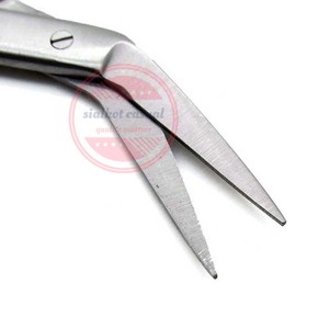 Instrumentos quirúrgicos Tijeras dentales de acero inoxidable curvadas de calidad superior - Product Image 5