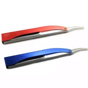 Sharp Blade <b>Razor</b> <b>Men</b> Shaving Barber Tools Hair <b>Razor</b> And Blade Stainless Steel Straight <b>Razor</b> - Product Image 4
