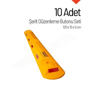 10`lu erit Dzenleme Butonu 120x15x5 ซม. ที่จอดรถสำหรับจอดรถระหว่างพักผ่อน - Product Image 6