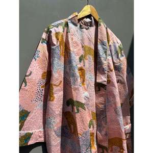ชุดกิโมโนผ้าฝ้ายพิมพ์ลายเสือแบบนุ่มนวล สวมใส่สบาย - Product Image 4