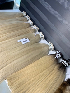 Extensiones de Cabello al Por Mayor, Cabello Virgen Super Double Drawn, Color Rubio Claro, 100% Cabello Vietnamita, Envío a Todo el Mundo, Precio de Fábrica - Product Image 6