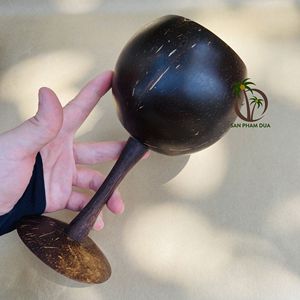 Copa de vino de concha de coco con logotipo personalizable para helados y bebidas suministradas directamente desde Vietnam - Product Image 6