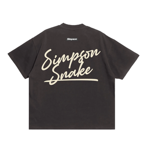 Unisex 100% algodón Boxy Tatami camiseta de gran tamaño con patrón de grafiti bordado 260g peso de tela para hombres y mujeres - Product Image 5