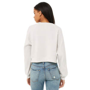 Bella + Canvas Pull raglan moderne pour femme Sweat-shirt en polaire ultra-doux Pull à manches longues imprimé de style confort - Product Image 5