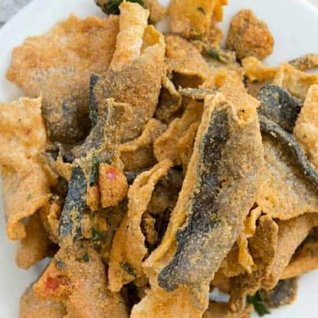 Закуска из рыбной кожи/хрустящая закуска из соленой яичной рыбной кожи из морепродуктов/мс. Катти