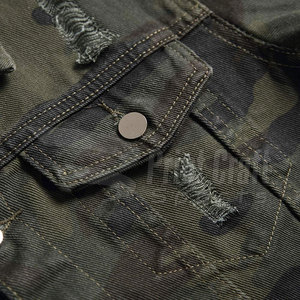 Chaqueta de Mezclilla para Hombre, Transpirable, Hecha con Materiales de Alta Calidad, Chaqueta de Mezclilla para Hombre Más Vendida para Adultos - Product Image 4