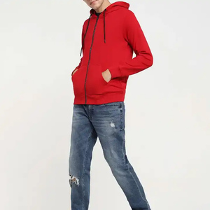 Premium Quality Men <b>Full</b> <b>Zip</b> <b>Hoodie</b> Heavyweight Cotton Fleece Winter Casual Sports Streetwear <b>Hoodie</b> Custom Logo Manufacturer - Product Image 4