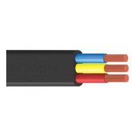 PVC-isolierte 3 4-adrige Tauch flach kabel Kupfer leiter 1,5 Quadratmeter MM 50 Quadratmeter MM für Tauch pumpens ets Landwirtschaft Landwirtschaft