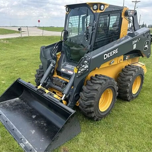 2025 para John Deeree 334 P minicargador usado Kubota motor marca 4x4 Mini cargador 50 toneladas carga nominal retroexcavadora delantera cubo - Product Image 4