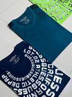 T-shirt en coton imprimé pour homme - Stock excédentaire/restant du Bangladesh, qualité supérieure