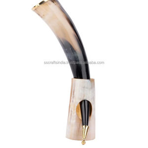 Tasse élégante en corne faite à la main Chope à bière rustique de style viking, parfaite pour les bars à domicile et les festivals, fabriquée en Inde - Product Image 5