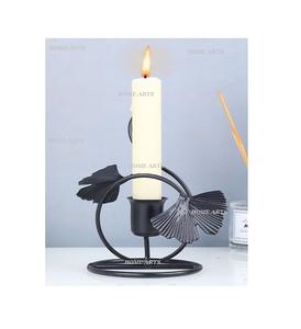 Porte-bougie standard pour hôtel et restaurant, design classique, couleur noire, en fer, à prix compétitif - Product Image 2