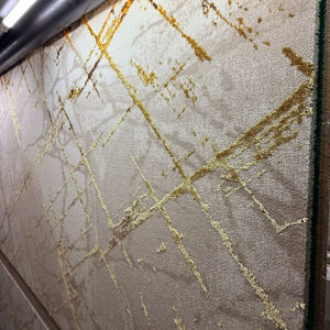 Alfombra Moderna Turca de Jacquard, Tejida, de Pelo Alto, Resistente a las Manchas, con Base de Polipropileno y Cachemira, Diseño Abstracto, Grosor Medio - Product Image 3