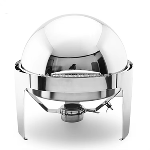 Équipement de chauffe-plats et de maintien pour buffet en acier inoxydable ROLL TOP de luxe - Product Image 4