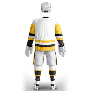 Taille adulte personnalisé Hockey sur glace Teamwear uniforme ensemble Jersey 100% Polyester séchage rapide et respirant - Product Image 6