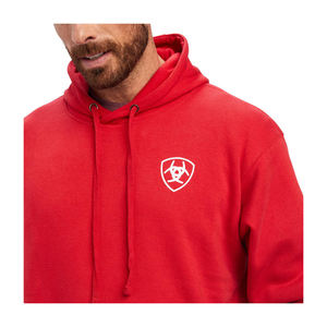 Sudadera con capucha de peso pesado para hombre con logotipo personalizado OEM Sudadera con capucha en Blanco polar de gran tamaño con técnicas lavadas bordadas - Product Image 6