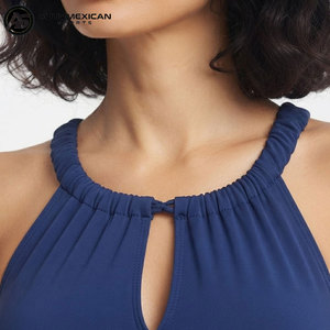 Traje de baño moderno para mujer, diseñado para práctica en piscina, vacaciones en la playa y actividades acuáticas, con tela elástica suave y comodidad fácil. - Product Image 4
