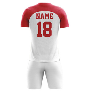 Conjunto de Camiseta y Pantalones Cortos de Fútbol Unisex Personalizables al por Mayor, 200 g/m², Tallas Grandes, Transpirable, de Secado Rápido, 100% Poliéster, Premium para Verano - Product Image 3