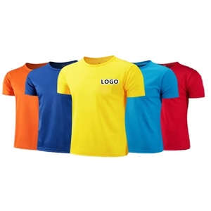 Camiseta Extra Grande de Algodón 100% Ecológica, Económica, 15 Colores, Secado Rápido, Transpirable, Cómoda, Suave, con Logotipo Personalizado OEM en la Parte Delantera para Hombre - Product Image 1