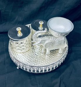 Trái cây khô khay kim loại phục vụ phục vụ phục vụ khay cho thực phẩm retro phong cách tự chọn món ăn kẹo trái cây và trái cây khô <span class=keywords><strong>S</strong></span> hiển thị khay - Product Image 3