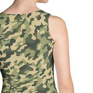 Top corto transpirable para mujer, camisetas sin mangas con estampado personalizado, ropa de gimnasio holgada ajustada para Fitness, algodón suave, logotipo OEM, informal, venta al por mayor - Product Image 4