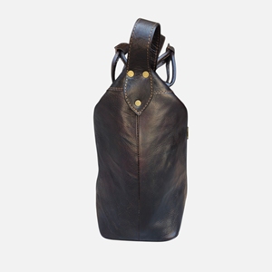 Premium Luxury Vintage Genuine <b>Leather</b> Travel Duffel <b>Bag</b> Luggage Daily Use Polyester Lining Large Capacity Zipper Closure <b>Soft</b> - Product Image 3