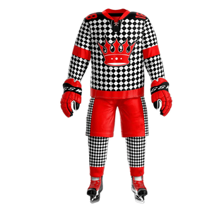 Vêtements de hockey sur glace de haute qualité pour hommes, ensemble d'uniformes de style au prix de gros à bas quantité minimale de commande, vêtements de sport - Product Image 6