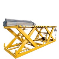 Plateforme de chargement hydraulique robuste pour entrepôt, stable, durable, sur mesure, élévateur à ciseaux fixe