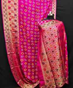 Saree en soie exclusif Kanjivaram pour femme avec travail lourd traditionnel et look fantaisie pour fête de mariage choli - Product Image 6