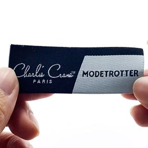 Étiquette en satin pour vêtements personnalisés et étiquettes lavées - Product Image 6