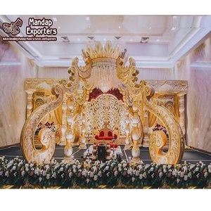 เส้นใยสไตล์ดอกบัวจาก Tamilian ลาย mandap ของตกแต่งงานแต่งงานผู้ผลิต vidhi Mandap Grand Manavarai Kalyanam Mandapam UK - Product Image 1
