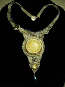 Collares de Cuentas de Colores con Bordado de Cuentas, Elegante Collar de Cuentas con Patrones de Bordado Únicos - Product Image 3