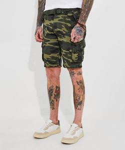 Pantalones cortos informales con estilo para hombre, 100% algodón, tela de lona de alta calidad, sólidos, ecológicos, transpirables, de secado rápido para todas las estaciones - Product Image 2