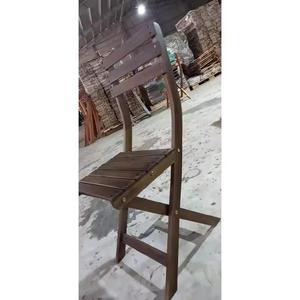 Juego de muebles de exterior para balcón, sillas plegables de madera cómodas de alta calidad, diseño moderno con 1 mesa y 2 sillas - Product Image 6